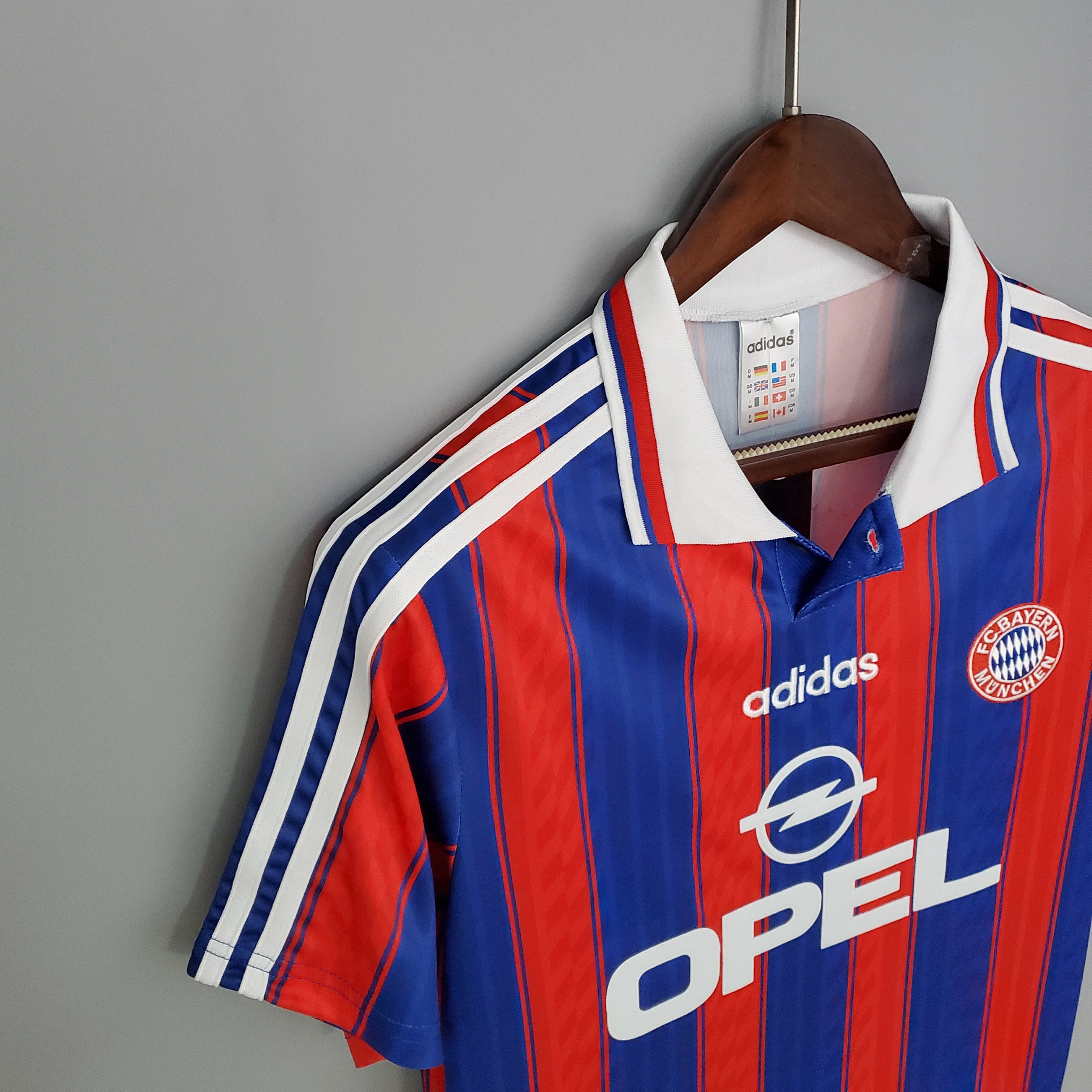 ManixJersey.com | Retro Bayern Munich 95-97 Home Stadium Jersey -Customize Name, Number and Patch | Worldwide Shipping