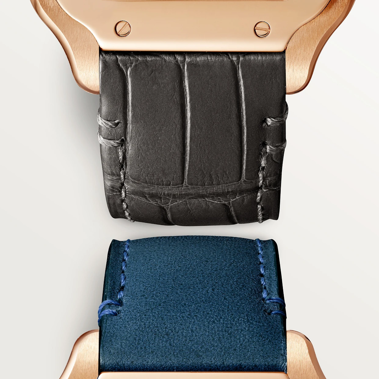 Super Clone 1:1 CARTIER SANTOS Medium Model Rose Gold WGSA0028 Replica-fasswatch