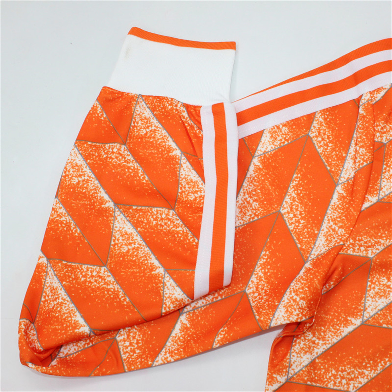 GlobeJersey-Retro Netherlands 1988 Home Long Sleeves Jersey