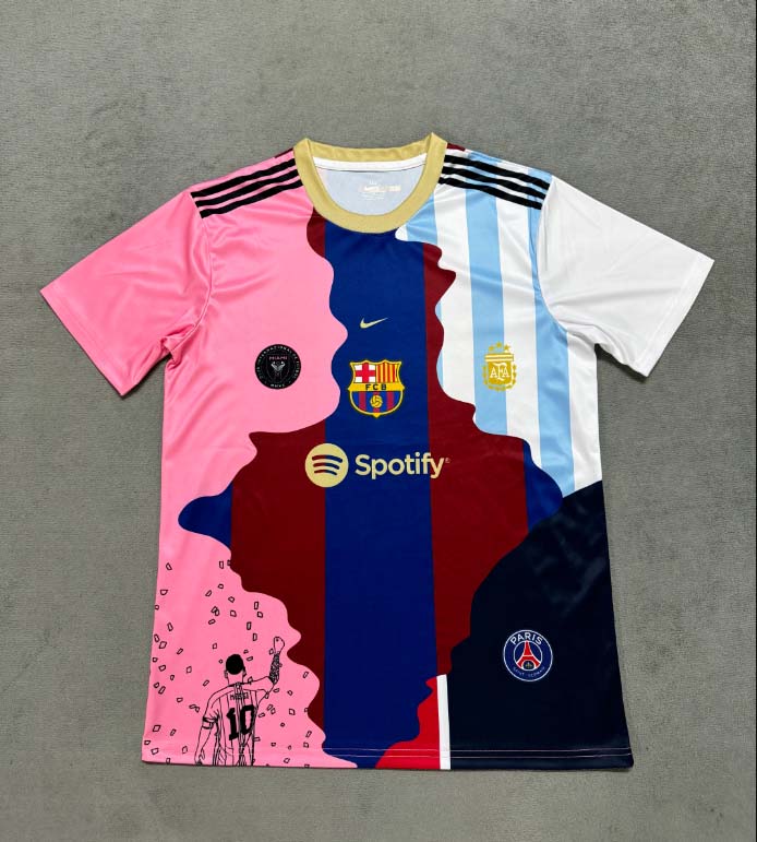 2025/2026 Barcelona Messi Commemorative Edition Football Shirt 1:1 Thai Quality:football jersey mysite: unitedjerseyfootball 邓江浪:football