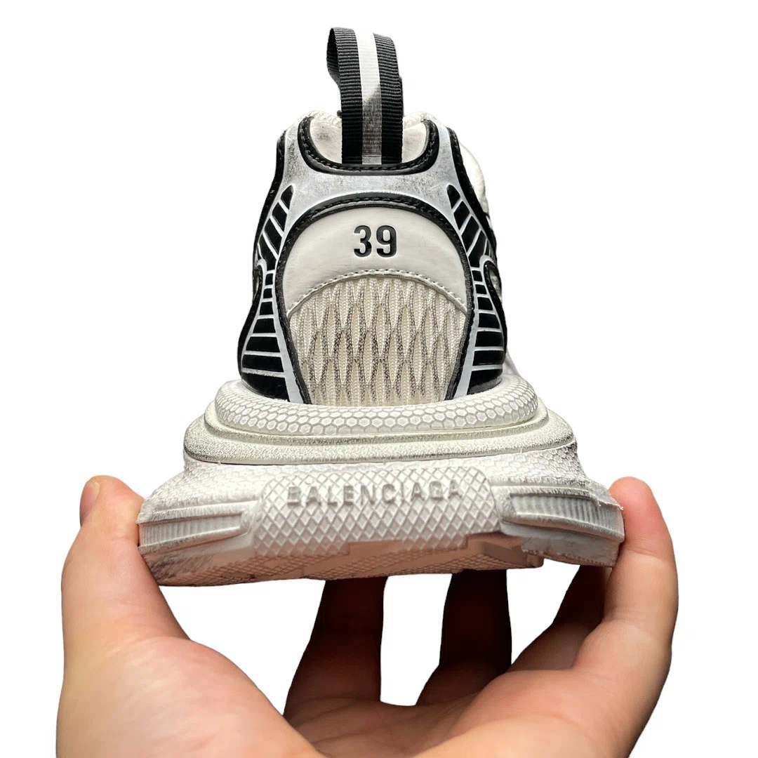 Balenciaga 3XL Sneaker in White Black、mysite、Cacoeks