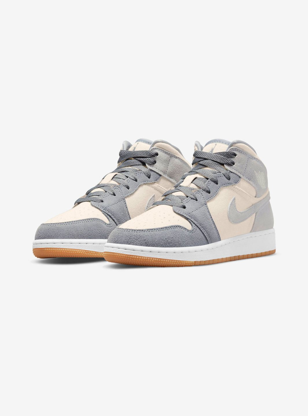 Air Jordan 1 Mid SE Coconut Milk Particle Grey、JORDAN、Cacoeks
