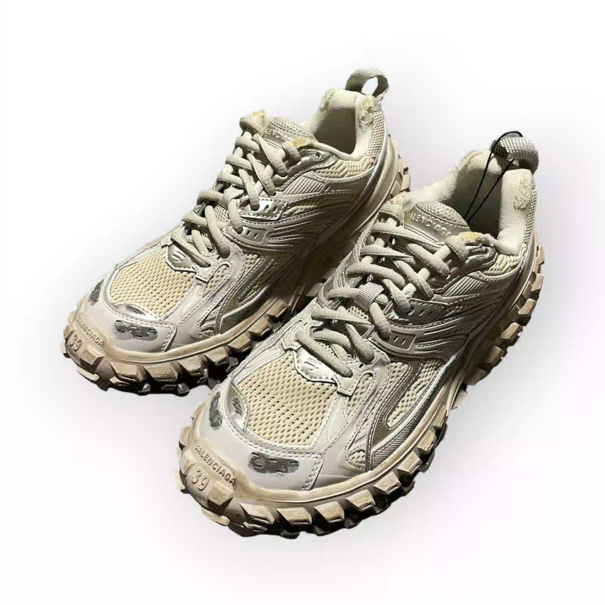 Balenciaga Bouncer Sneaker in Dirty Brown、mysite、Cacoeks