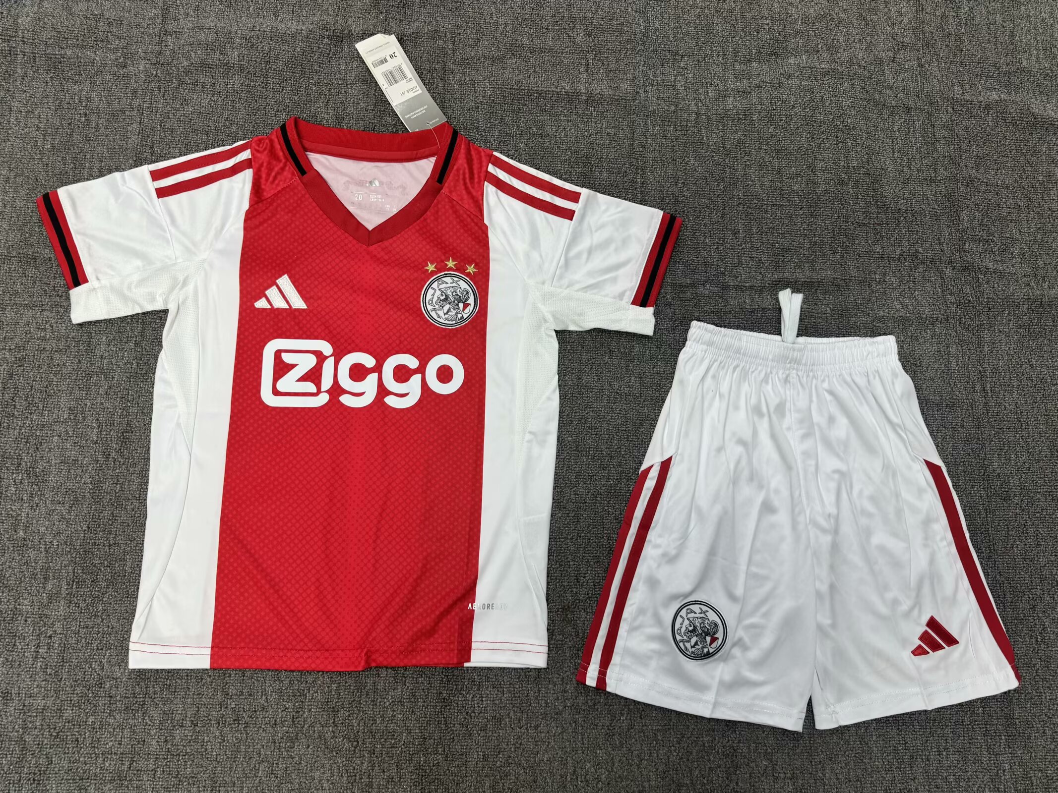 2025/2026 Ajax Home Football Shirt 1:1 Thai Quality Kids Size:football jersey mysite: unitedjerseyfootball 邓江浪:football