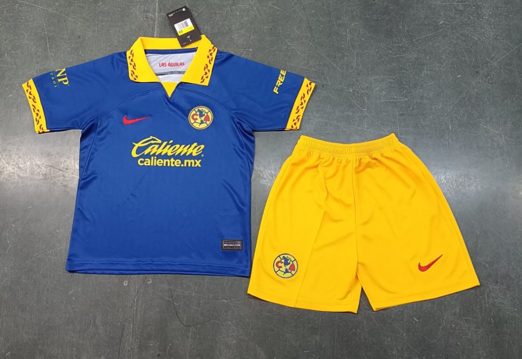 23/24 Club America Away Football Jersey Kids Size Suit-mysite Custom Football Kit- Nextkits