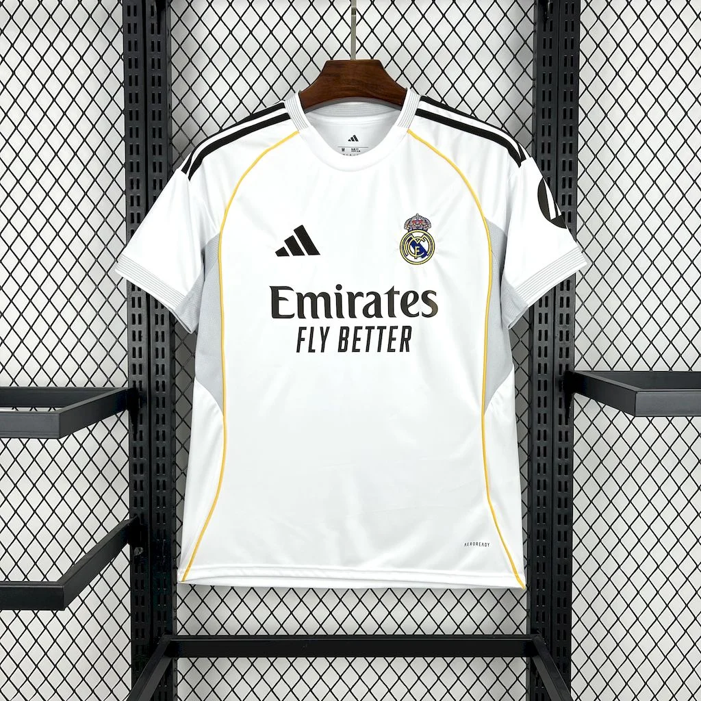 2025/2026 Real Madrid Home Football Shirt 1:1 Thai Quality:football jersey mysite: unitedjerseyfootball 邓江浪:football