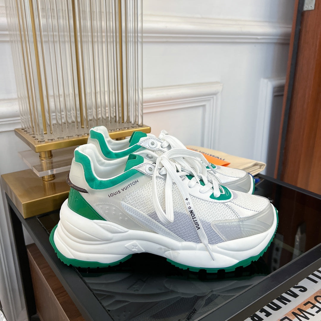 LV RUN 55 SNEAKER WHITE GREEN、mysite、Cacoeks