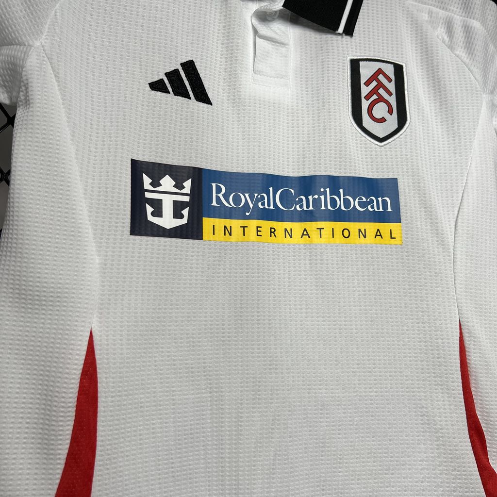 ManixJersey.com | Fulham 24-25 Home Stadium Kids Kit -Customize Name, Number and Patch | Worldwide Shipping