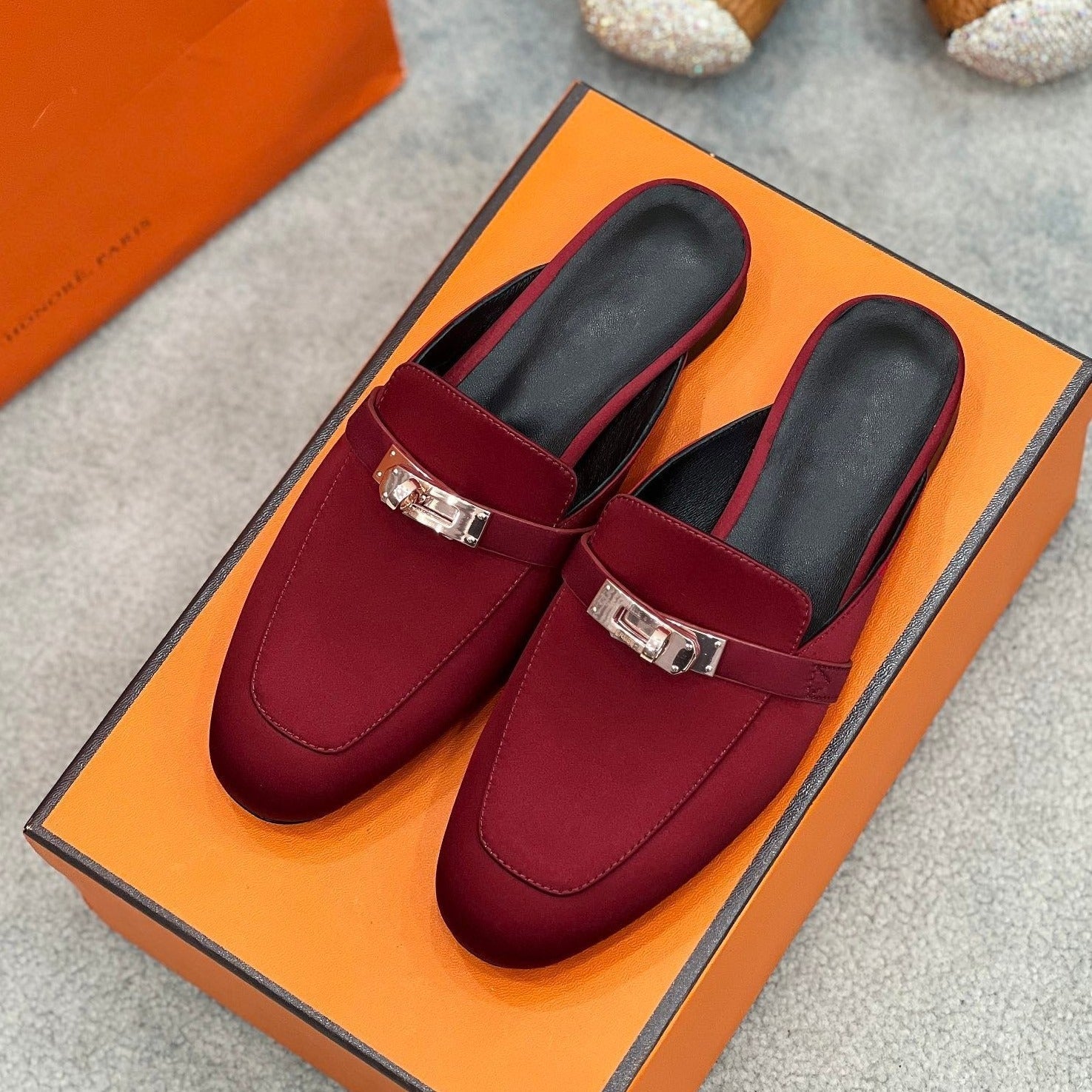 0Z Mule Cherry Silk Thick Cloth/Sheepskin、mysite、Cacoeks