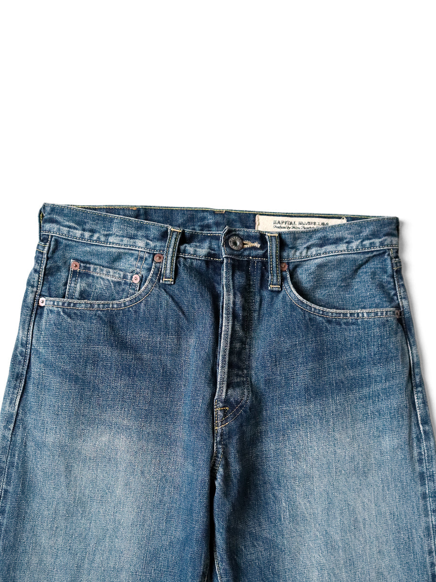 KAPITAL 13.5oz Zimbabwe Denim 5P Monkey CISCO ( Processed )  K2502LP006 