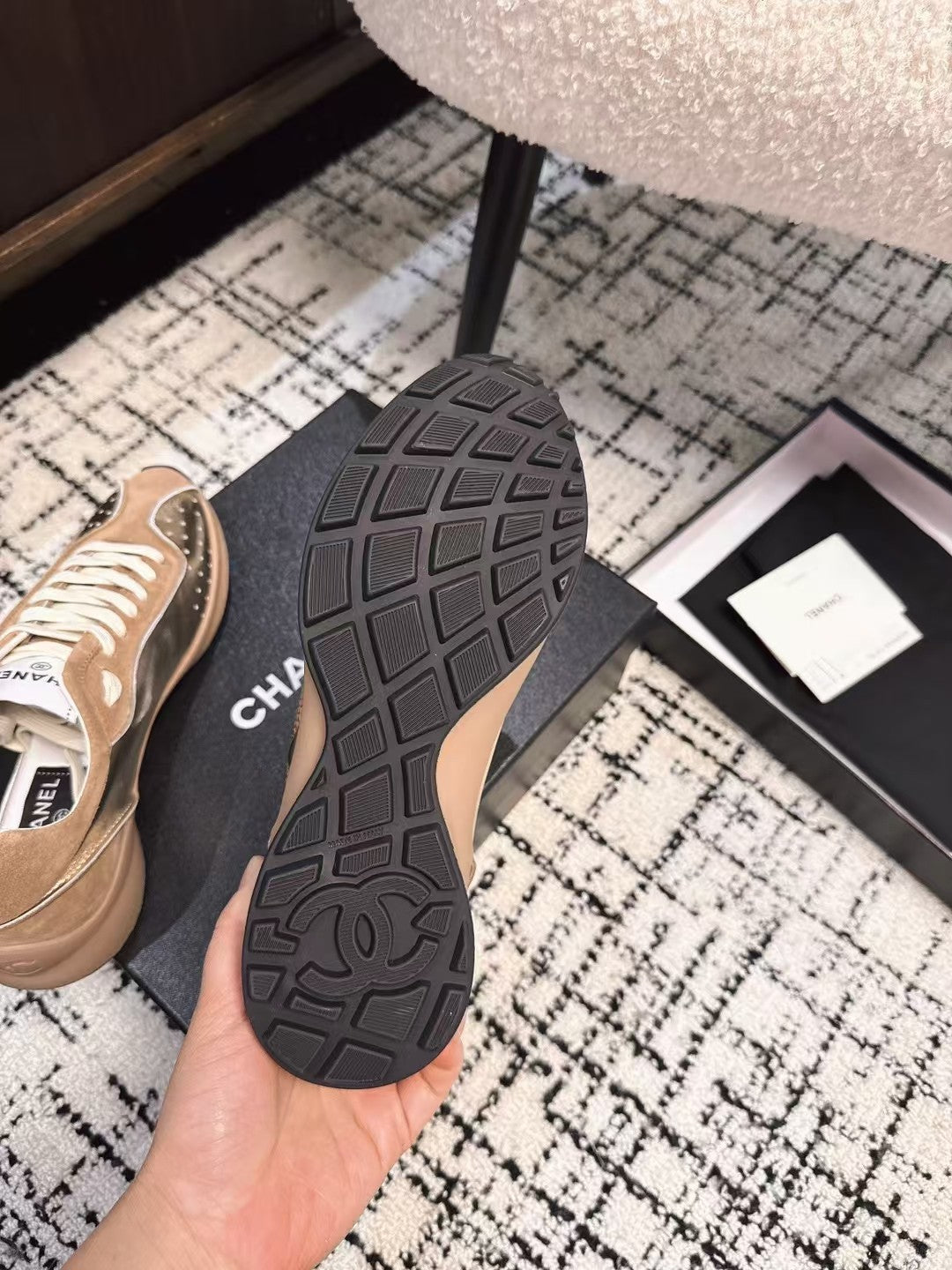 CLASSIC SNEAKERS IN PERU BROWN SHEEPSKIN AND SUEDE、mysite、Cacoeks