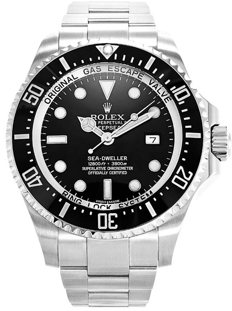 Replica Rolex Deepsea 44mm Black Dial 116660-2-fasswatch