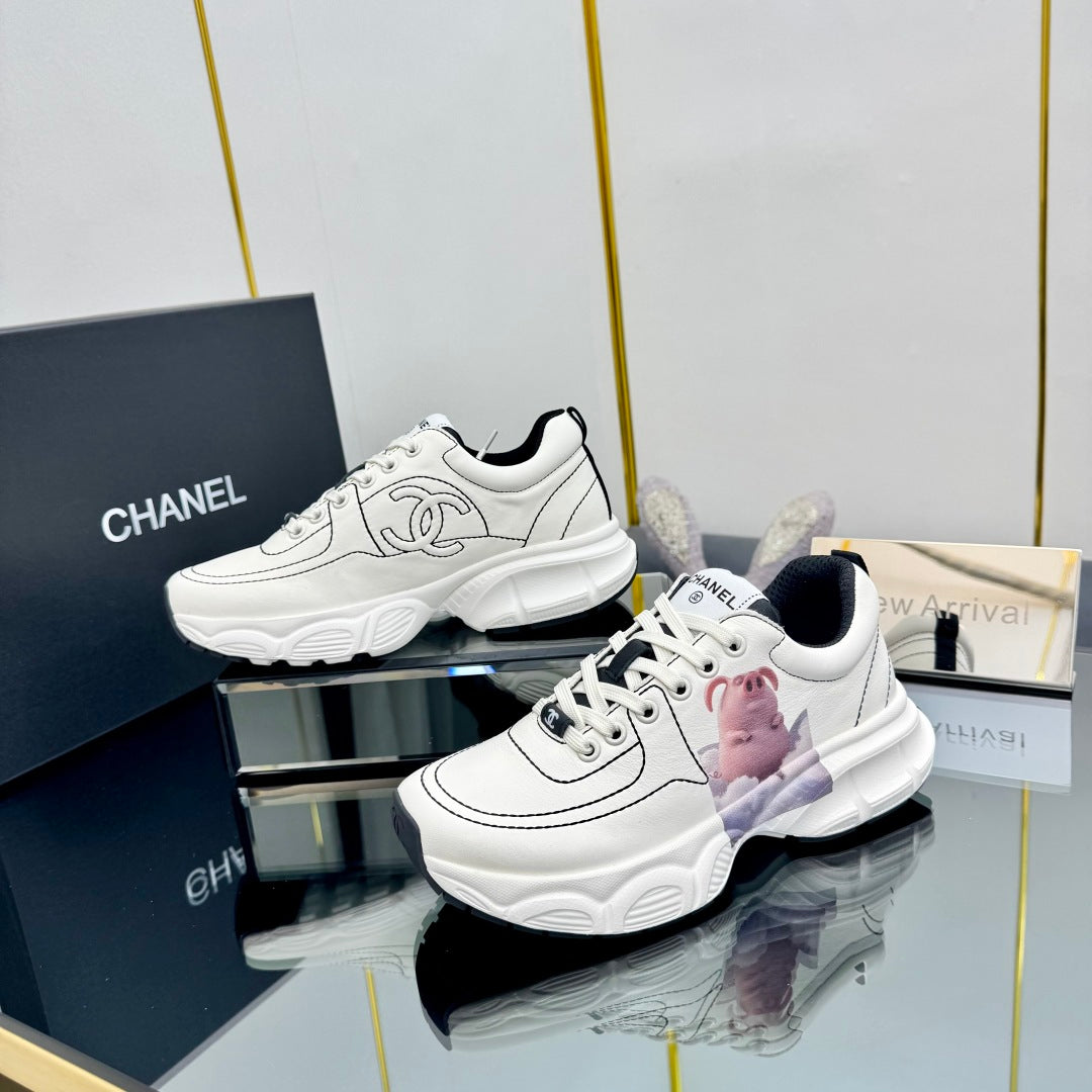 TRAINERS SNEAKER IN WHITE CALFSKIN WITH STICKER 238627、mysite、Cacoeks