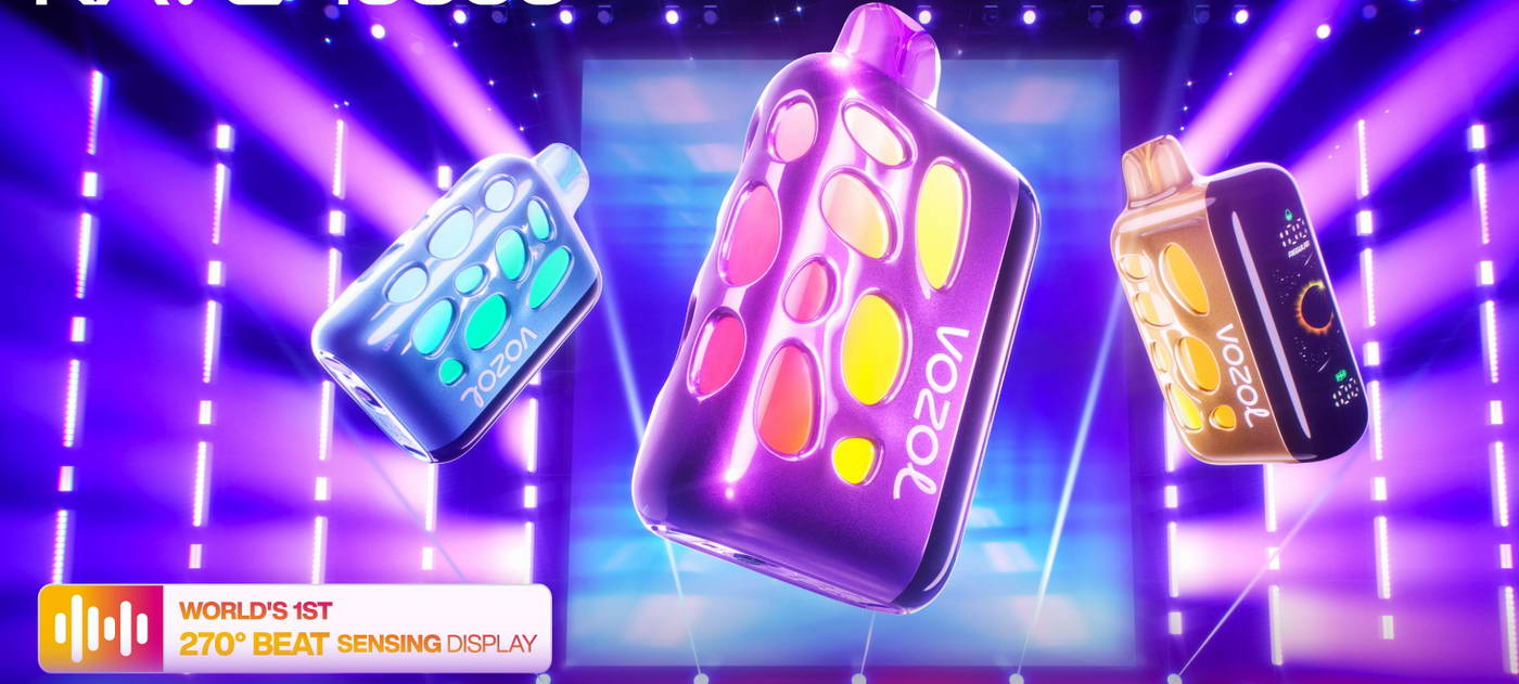 Vozol Rave 50K Vape Kit | Rechargeable Sound Animation