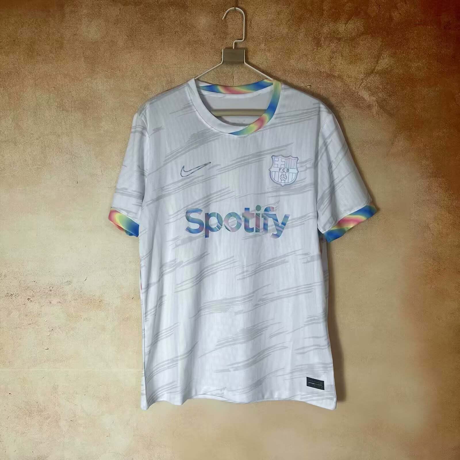2025/2026 Barcelona Special Edition white Football Shirt 1:1 Thai Quality:football jersey mysite: unitedjerseyfootball 邓江浪:football