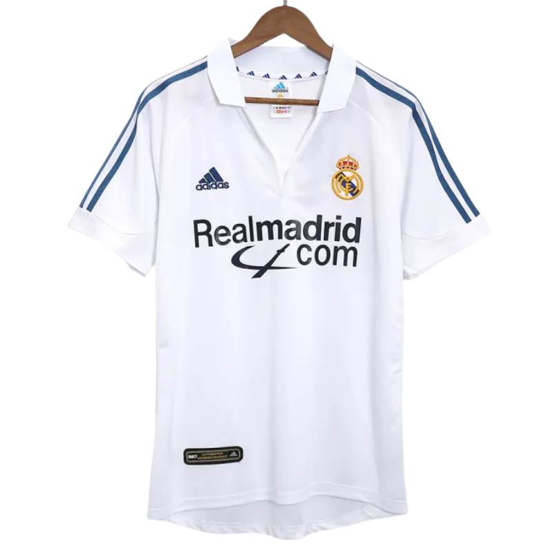 01-02 Real Madrid home soccer jersey-Retro version: Ajax 24-25 Home Stadium Jersey - Fans Version mysite: Adidas luxuryfootballshirts.com: https://www.luxuryfootballshirts.com/