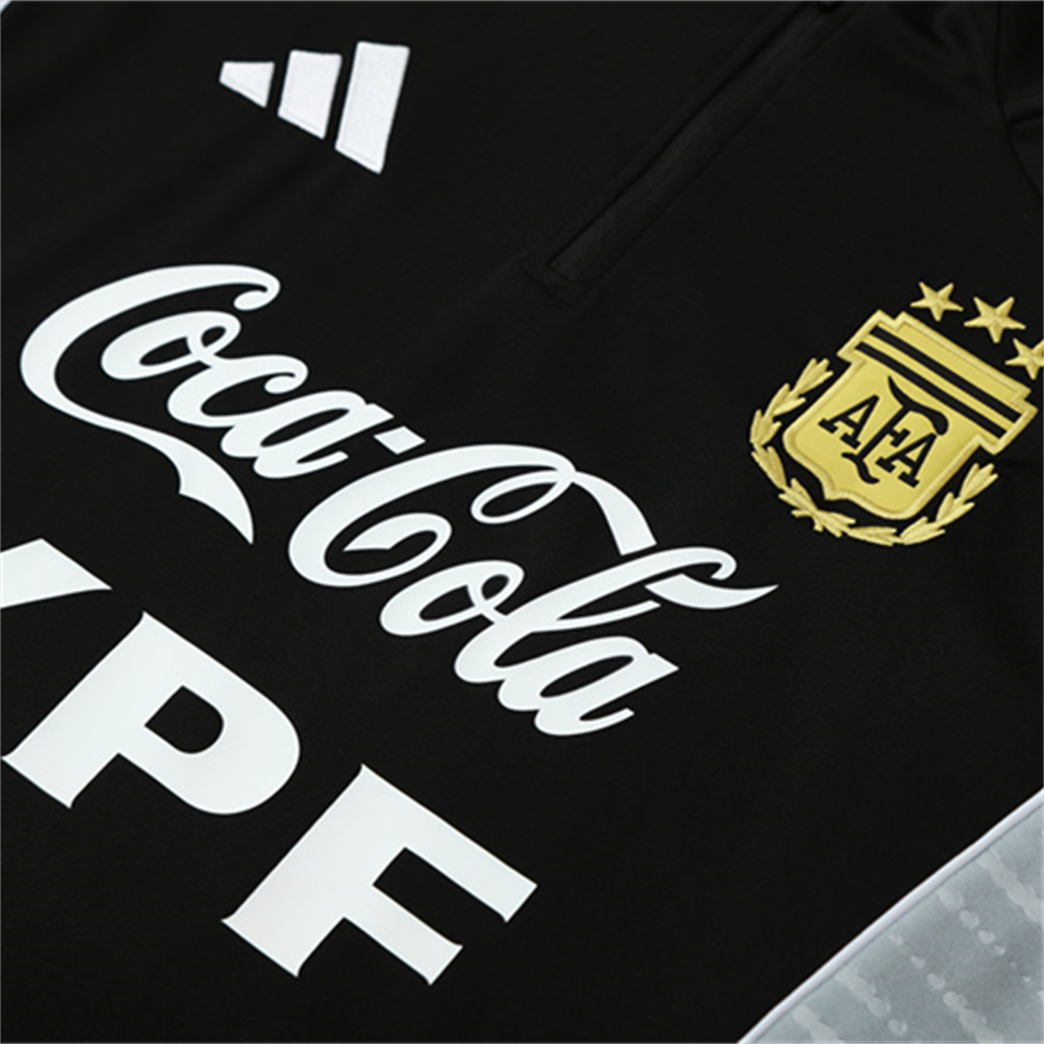 UltraTrikot-Argentina 25-26 Long Sleeves Training Set - Black Top & Black Pants