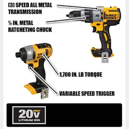 Drill Driver has a compact, Lightweight design. DCF885 Impact Driver provides up to 1400 in. lbs. of maximum torque and delivers up to 2800 RPM. Drill Driver has a compact, Lightweight design. DCF885 Impact Driver provides up to 1400 in. lbs. of maximum torque and delivers up to 2800 RPM.