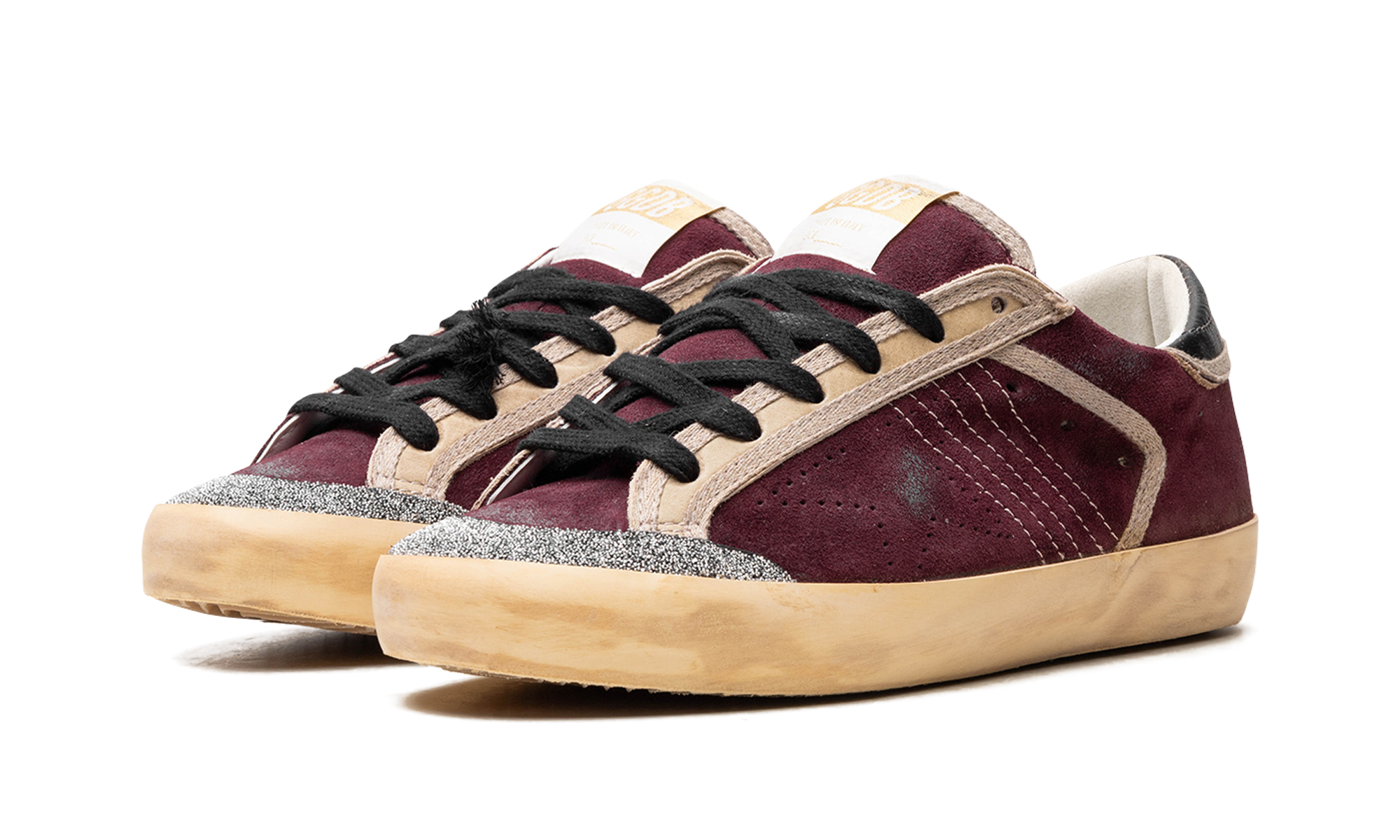 SUPER-STAR PENSTAR SUEDE UPPER CRYSTAL PENSTAR SKATE STAR VINTAGE LEATHER HEEL SIGNATURE FOXING "WINE RED BLACK"、mysite、Cacoeks