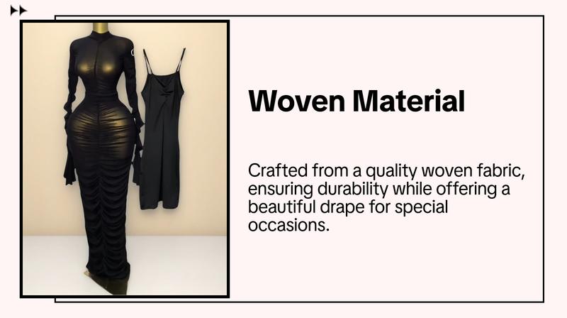 PULKRITU Women's Long Mesh Overlay Bodycon Dress, Sexy Sheer Backless Party Gown, Elegant Sleeveless Evening Wear, Perfect for Birthdays & Events Flare Long Sleeve Stacked Ruched Bodycon Midi Maxi Dresses with Tank Dress 2pcs Set for Ladies, Dressy Long