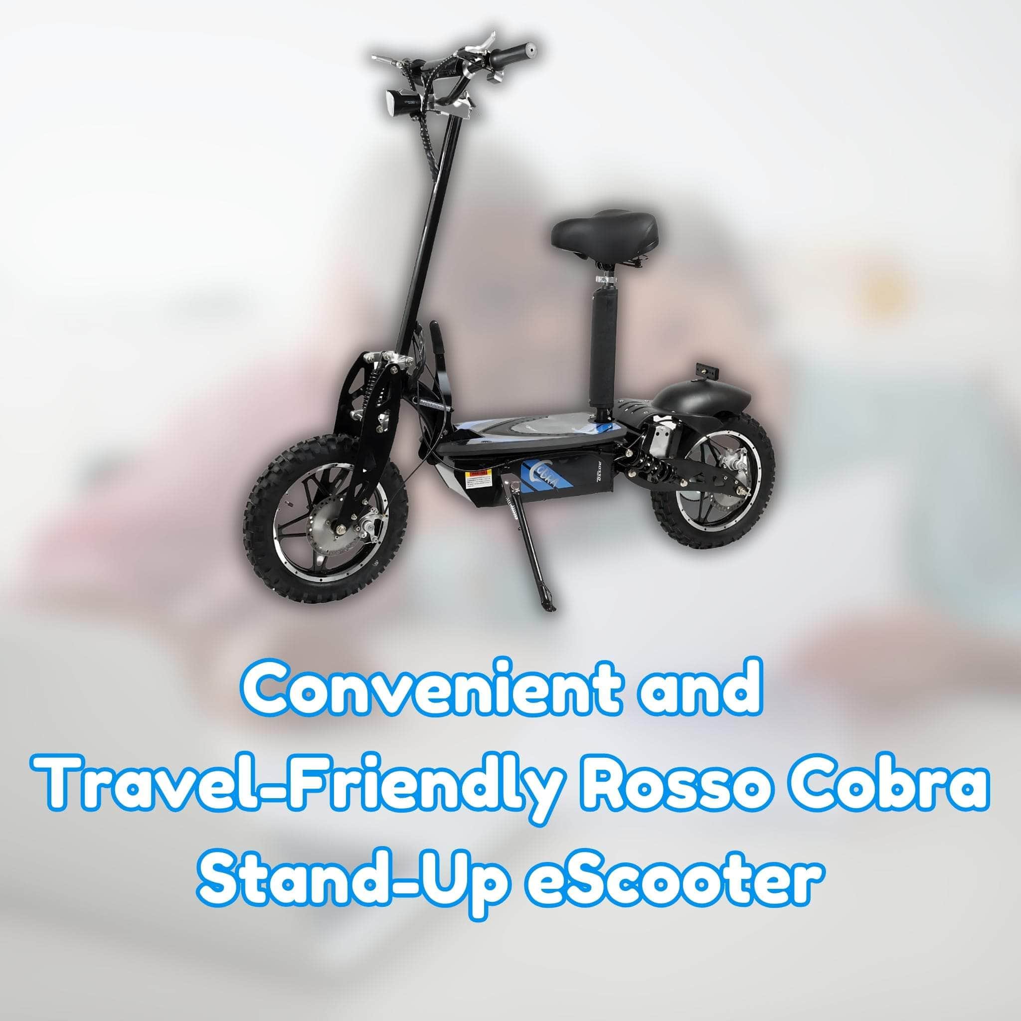 Convenient and Travel-Friendly Rosso Cobra Stand-Up eScooter