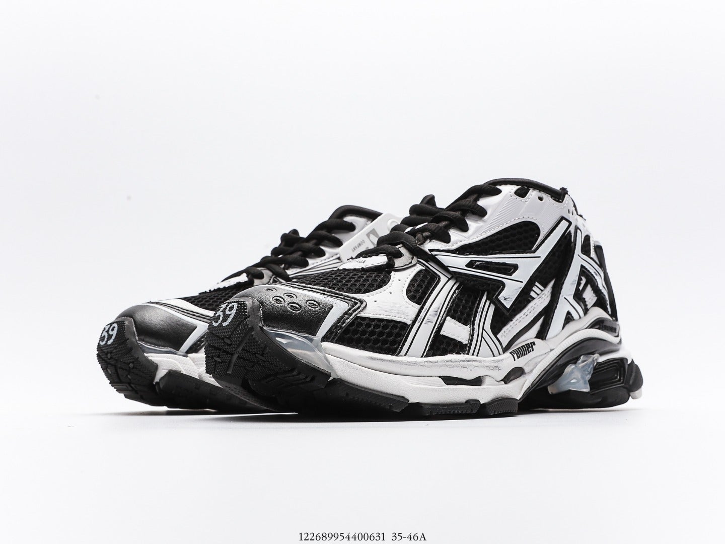 Balenciaga Runner Trainer in White Black、mysite、Cacoeks