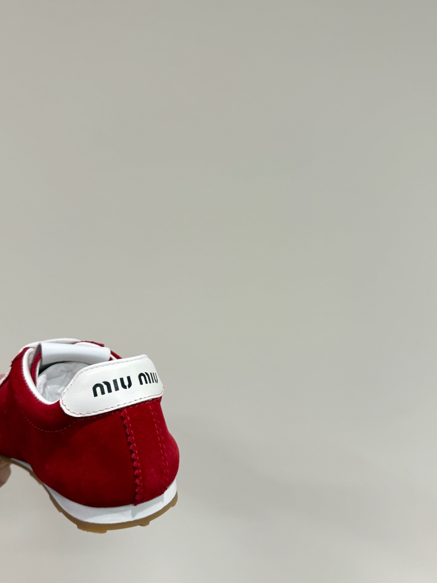 PLUME SNEAKERS IN RED SUEDE、mysite、Cacoeks