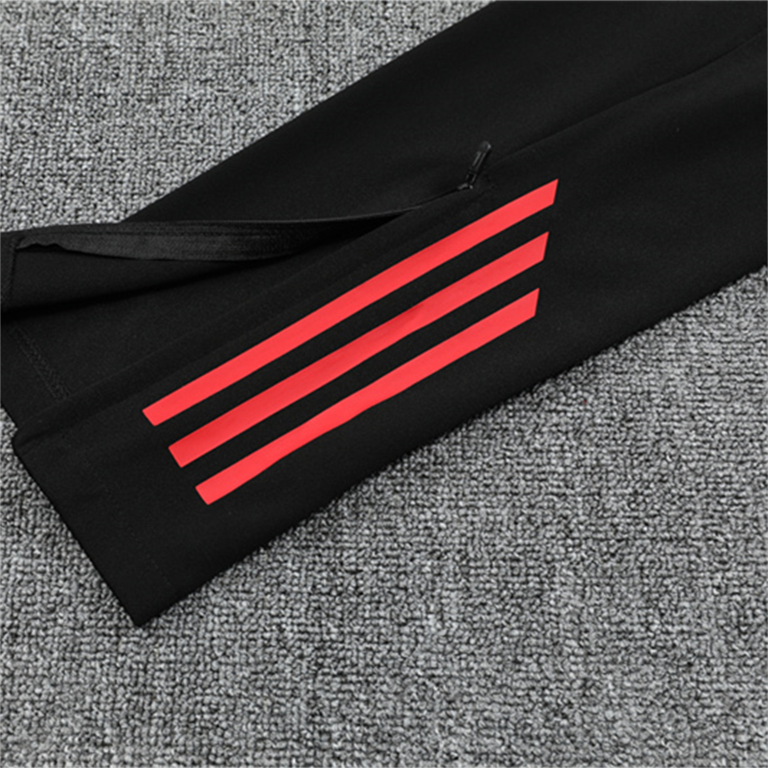 UltraTrikot-Manchester United 25-26 Long Sleeves Training Set - Red-Black Top & Black Pants
