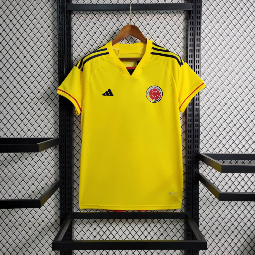 ManixJersey.com | Colombia 2022 Home Stadium Jersey - Fans Version -Customize Name, Number and Patch | Worldwide Shipping