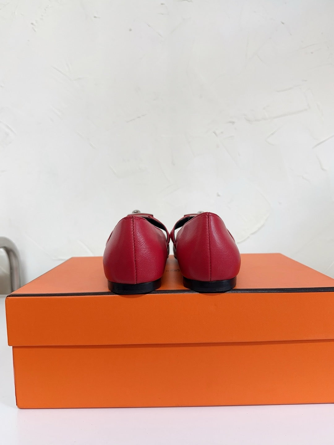 KIARA FLAT PUMP IN RUBY RED CALFSKIN、mysite、Cacoeks