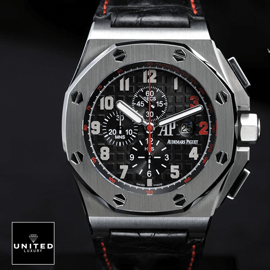 Audemars Piguet Royal Oak Black Dial Replica black background