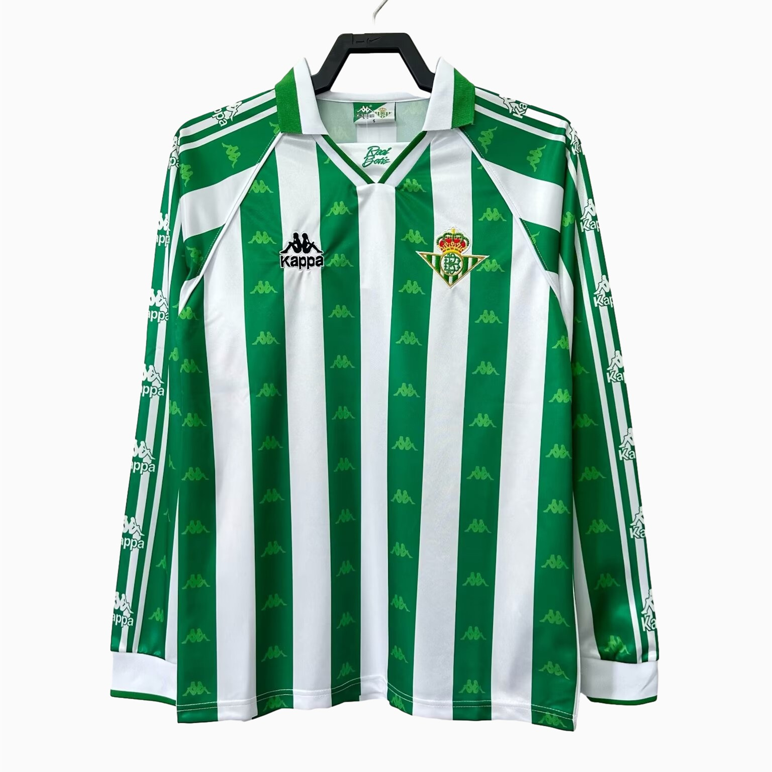 foot-Retro Real Betis 95-97 Home Stadium Long Sleeve Jersey