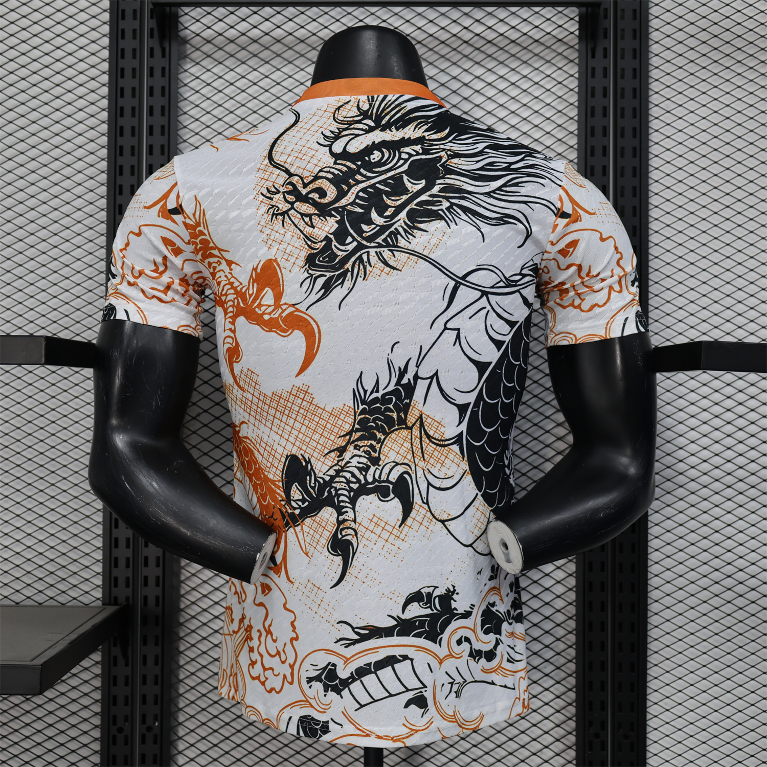 UltraTrikot-Real Madrid 24-25 Black & Orange Loong White Jersey - Player Version