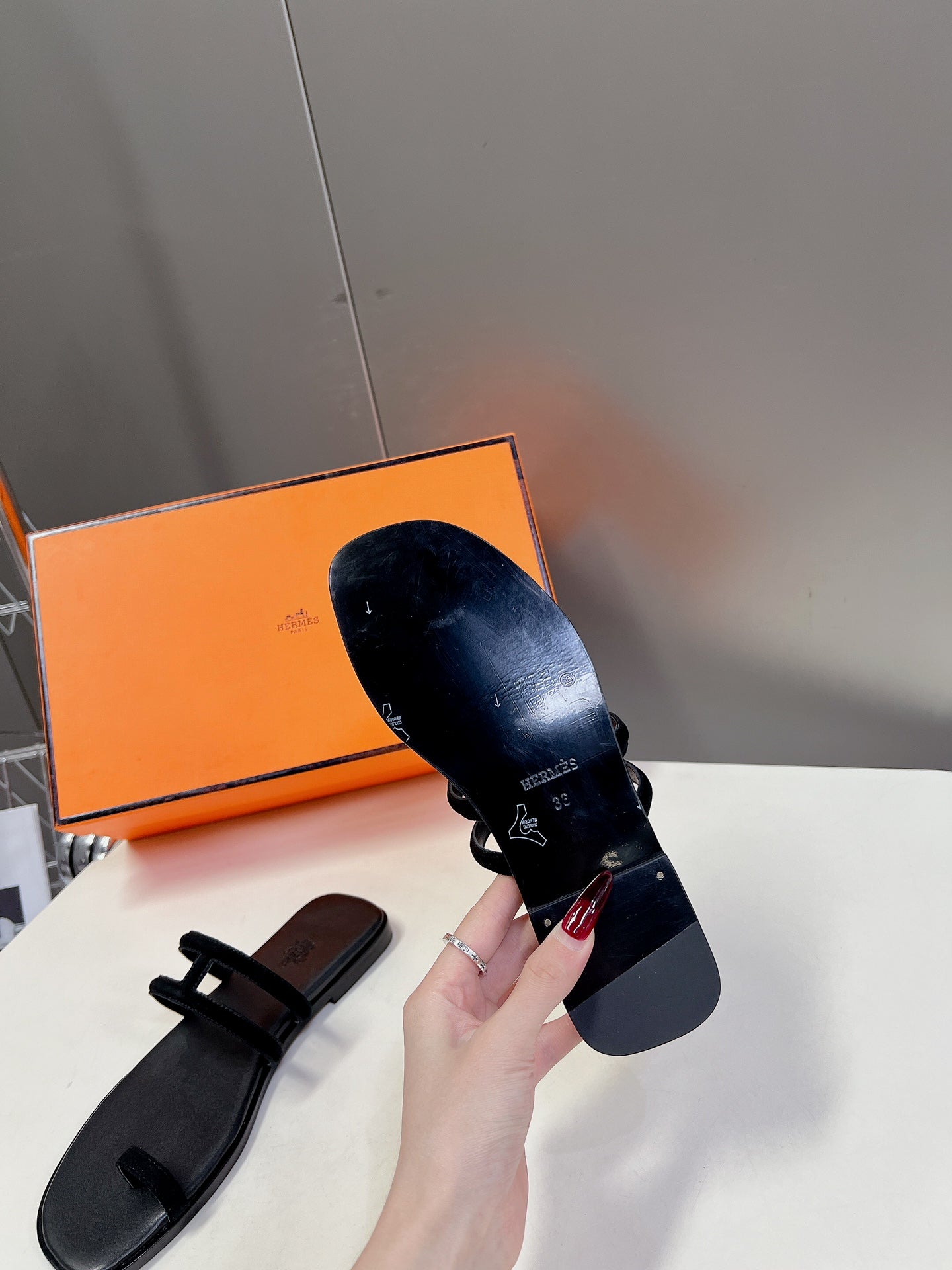 Georgia Sandals Black Suede Black Calfskin、mysite、Cacoeks