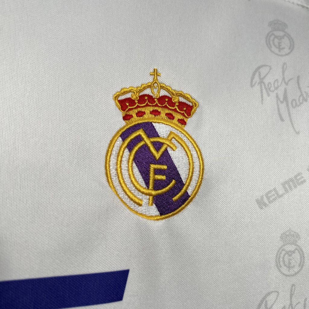 ManixJersey.com | Retro Real Madrid 1994-96 Home Jersey -Customize Name, Number and Patch | Worldwide Shipping
