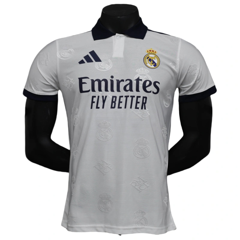 25-26 Real Madrid Polo Shirt White soccer jersey-Player Version: Ajax 24-25 Home Stadium Jersey - Fans Version mysite: Adidas luxuryfootballshirts.com: https://www.luxuryfootballshirts.com/