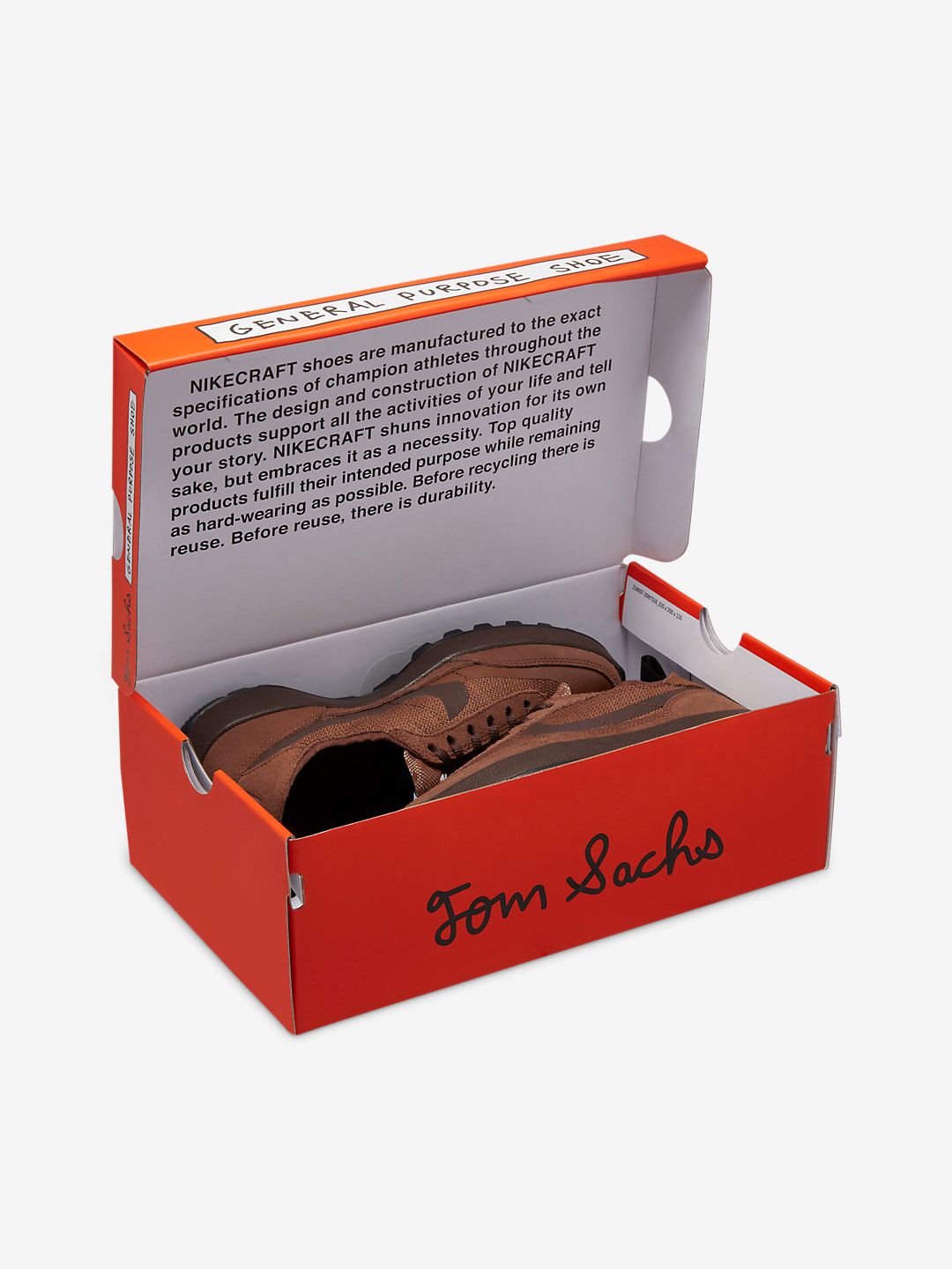 NikeCraft General Purpose Shoe Tom Sachs Field Brown、NIKE、Cacoeks