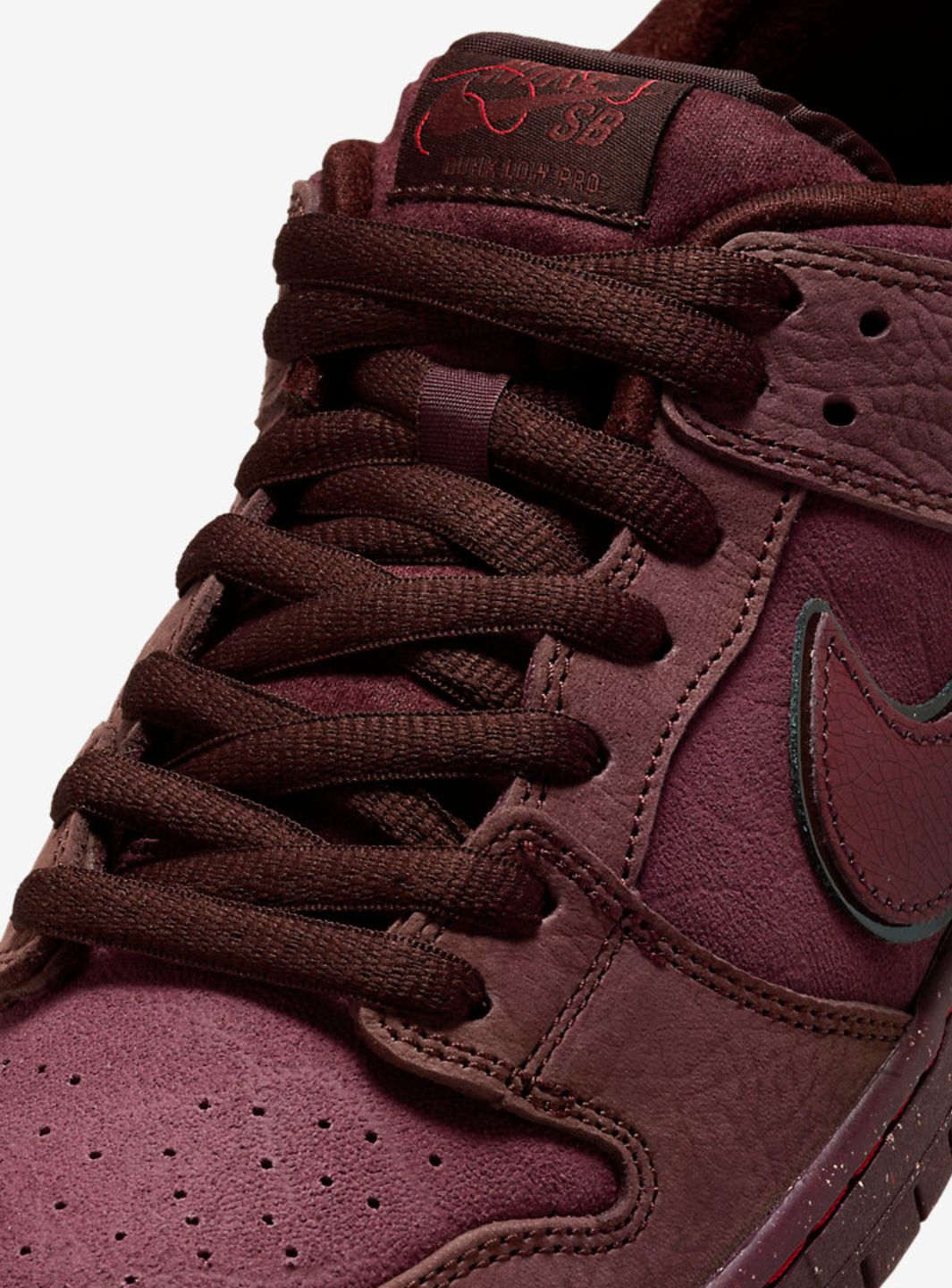Nike SB Dunk Low City of Love Burgundy Crush、NIKE、Cacoeks