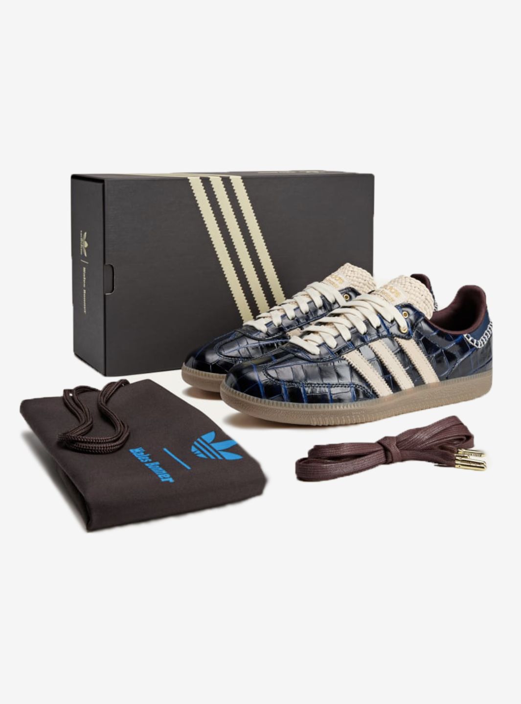 Adidas Samba Wales Bonner Navy Croc、mysite、Cacoeks