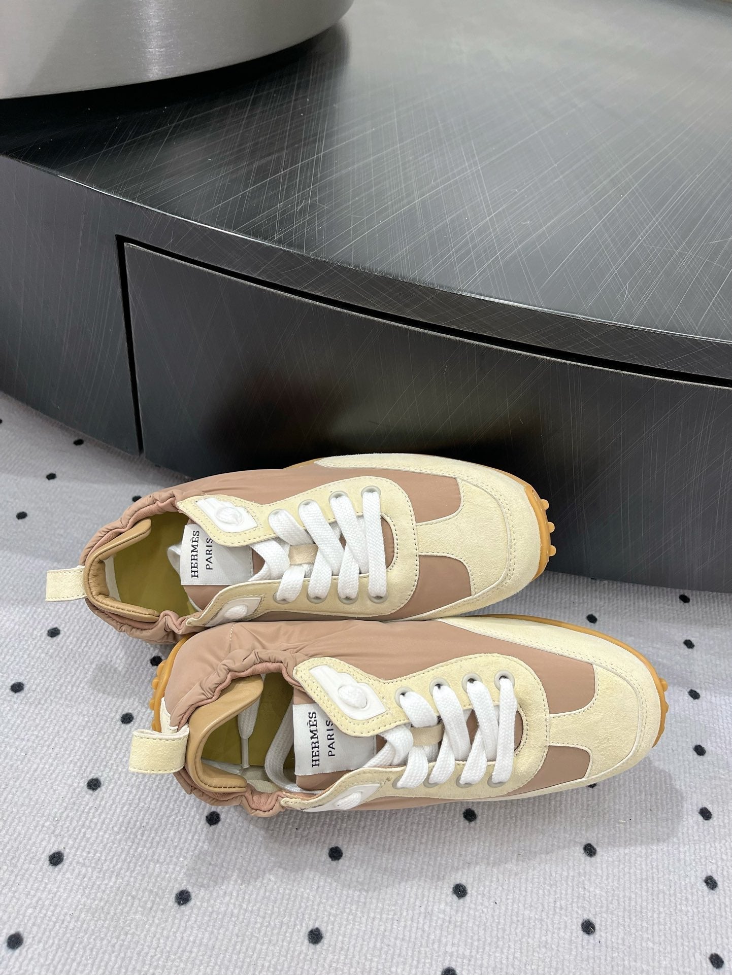 TRAIL SNEAKER IN BISQUE MIX FRENCH BEIGE SUEDE、mysite、Cacoeks