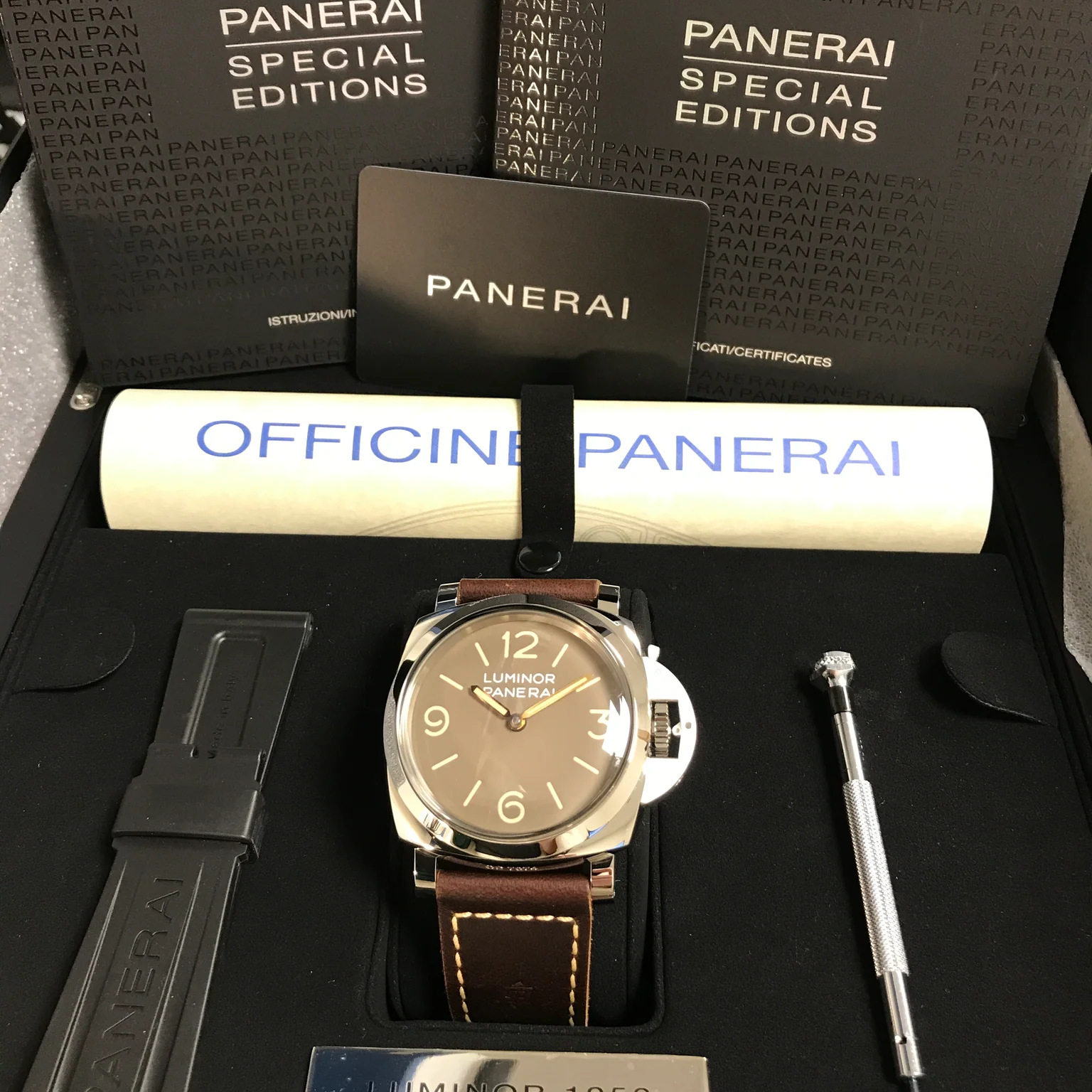 Panerai Luminor 1950 Days 47 Pam 663 Mm 00663 Brown Dial, 57% OFF