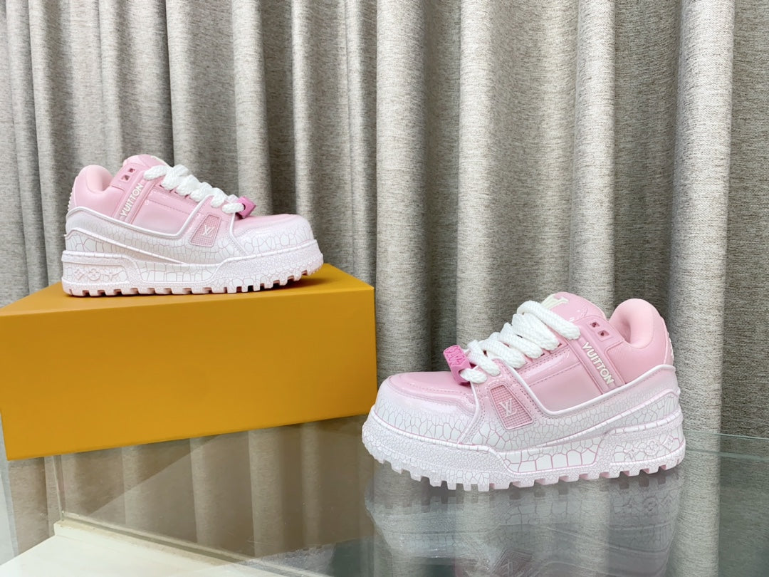 LV TRAINER PANG DING IN BABY PINK CALFSKIN、mysite、Cacoeks