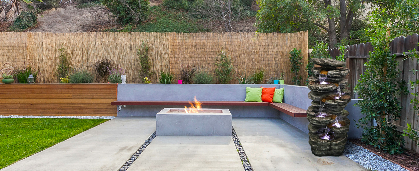 Cascading Waterfall Fountain