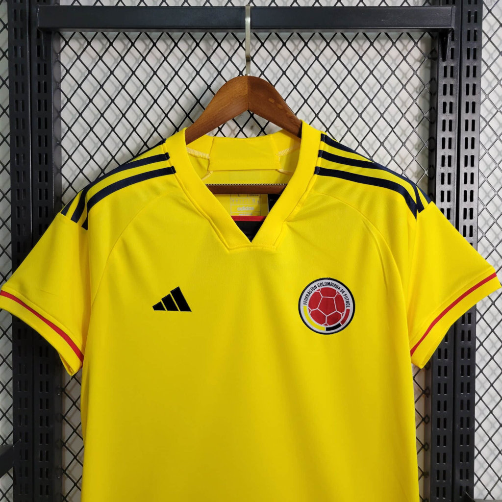 ManixJersey.com | Colombia 2022 Home Stadium Jersey - Fans Version -Customize Name, Number and Patch | Worldwide Shipping