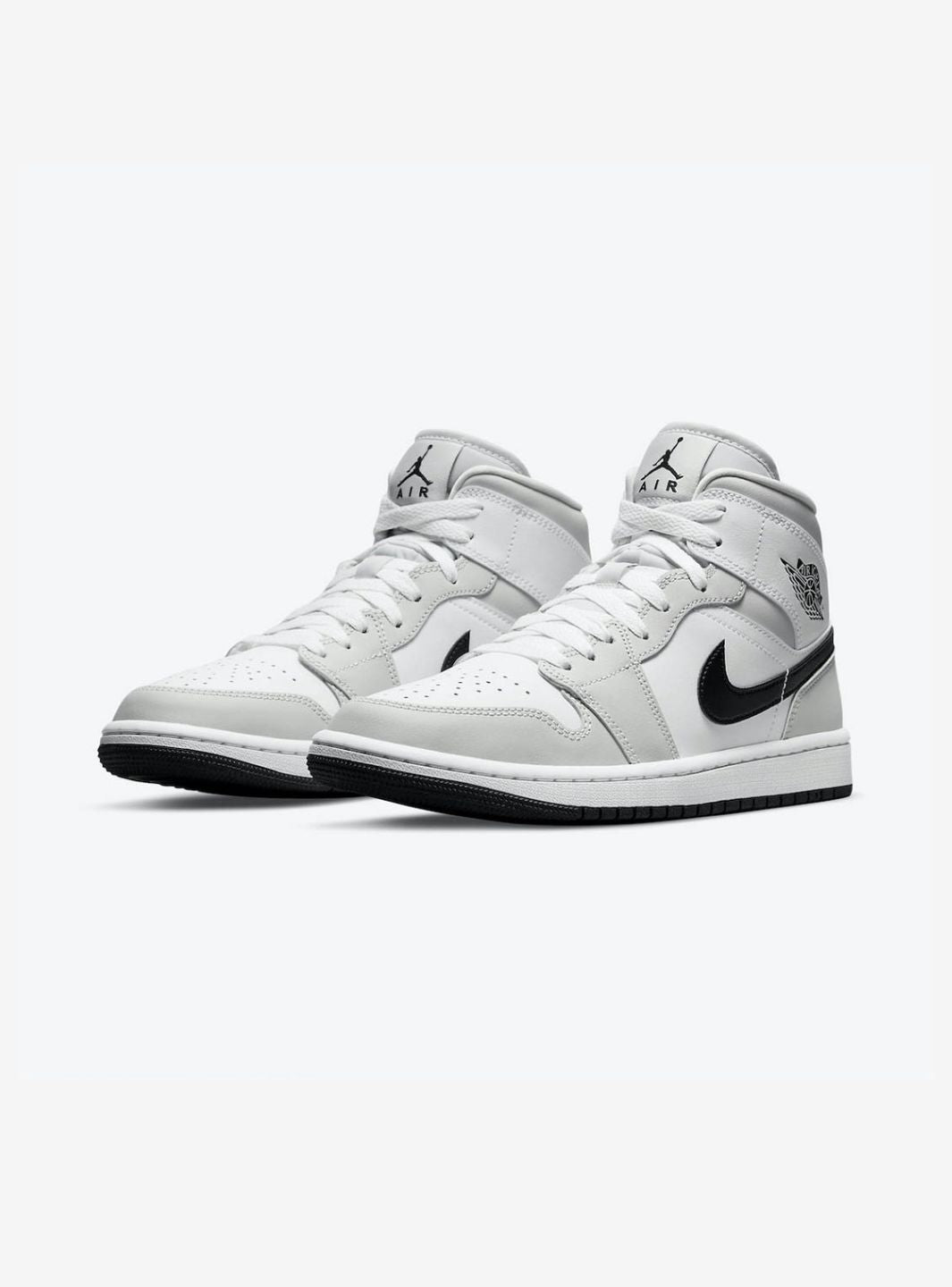 Air Jordan 1 Mid Light Smoke Grey、JORDAN、Cacoeks