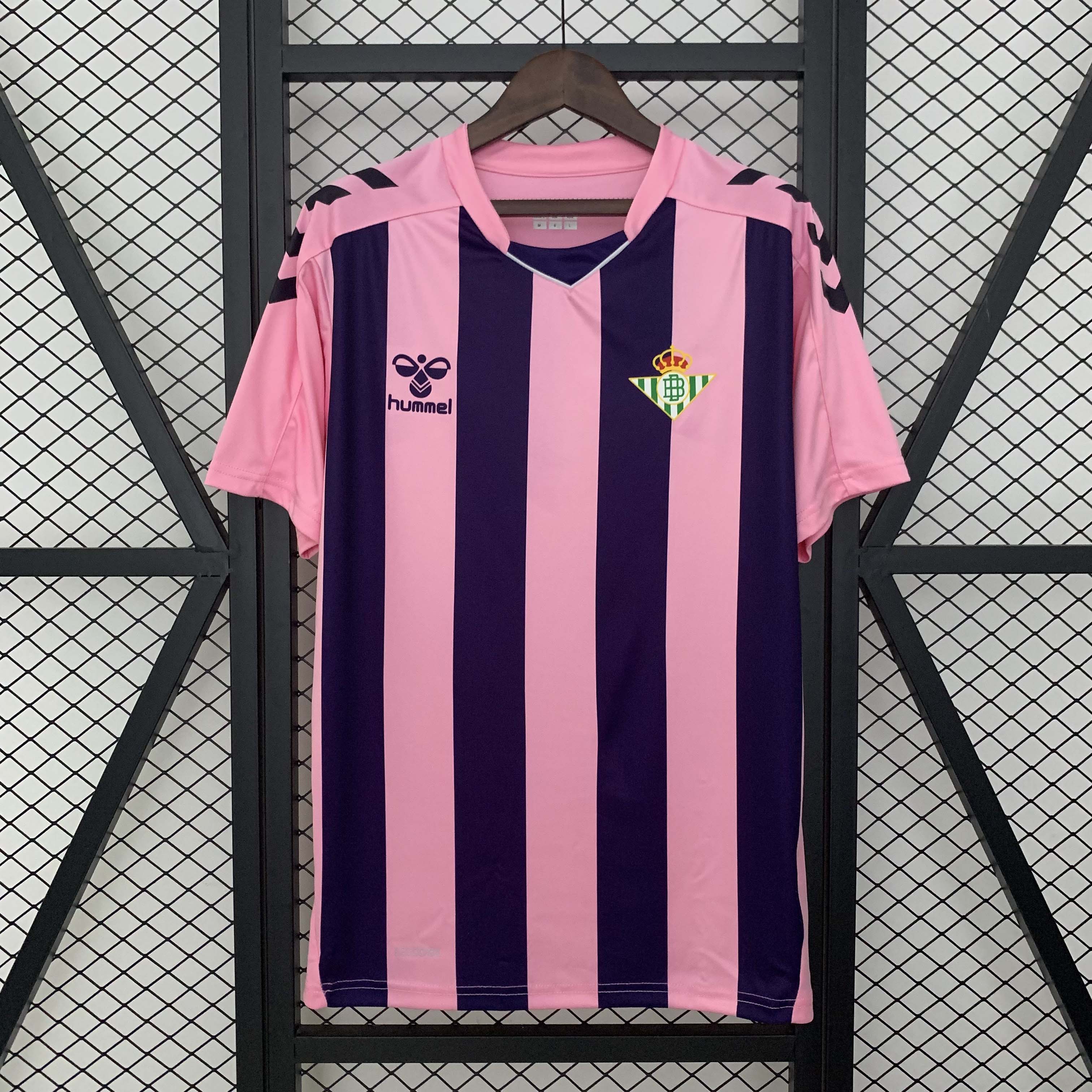 2025/2026 Real Betis Commemorative Edition Pink Football Shirt 1:1 Thai Quality:football jersey mysite: unitedjerseyfootball 邓江浪:football