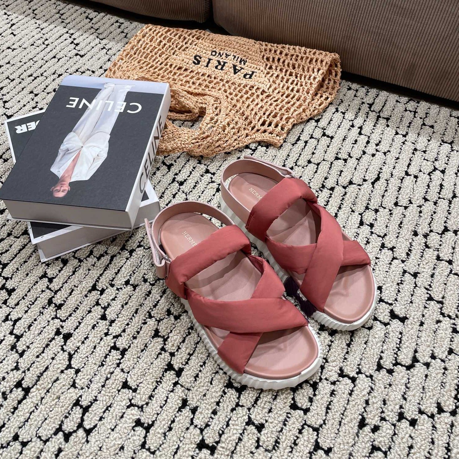 ELECTRIC SANDAL ROUGE CALFSKIN、mysite、Cacoeks