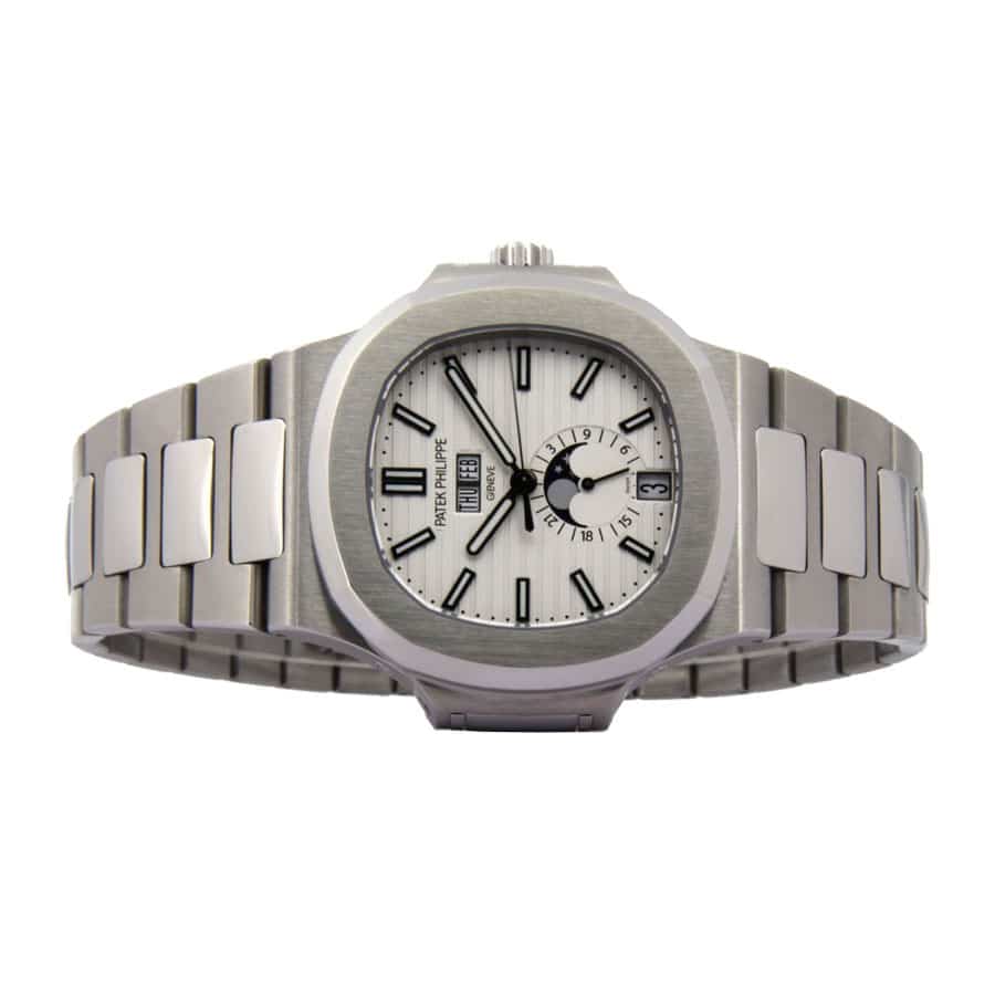 Patek Philippe Nautilus White Dial Replica-fasswatch