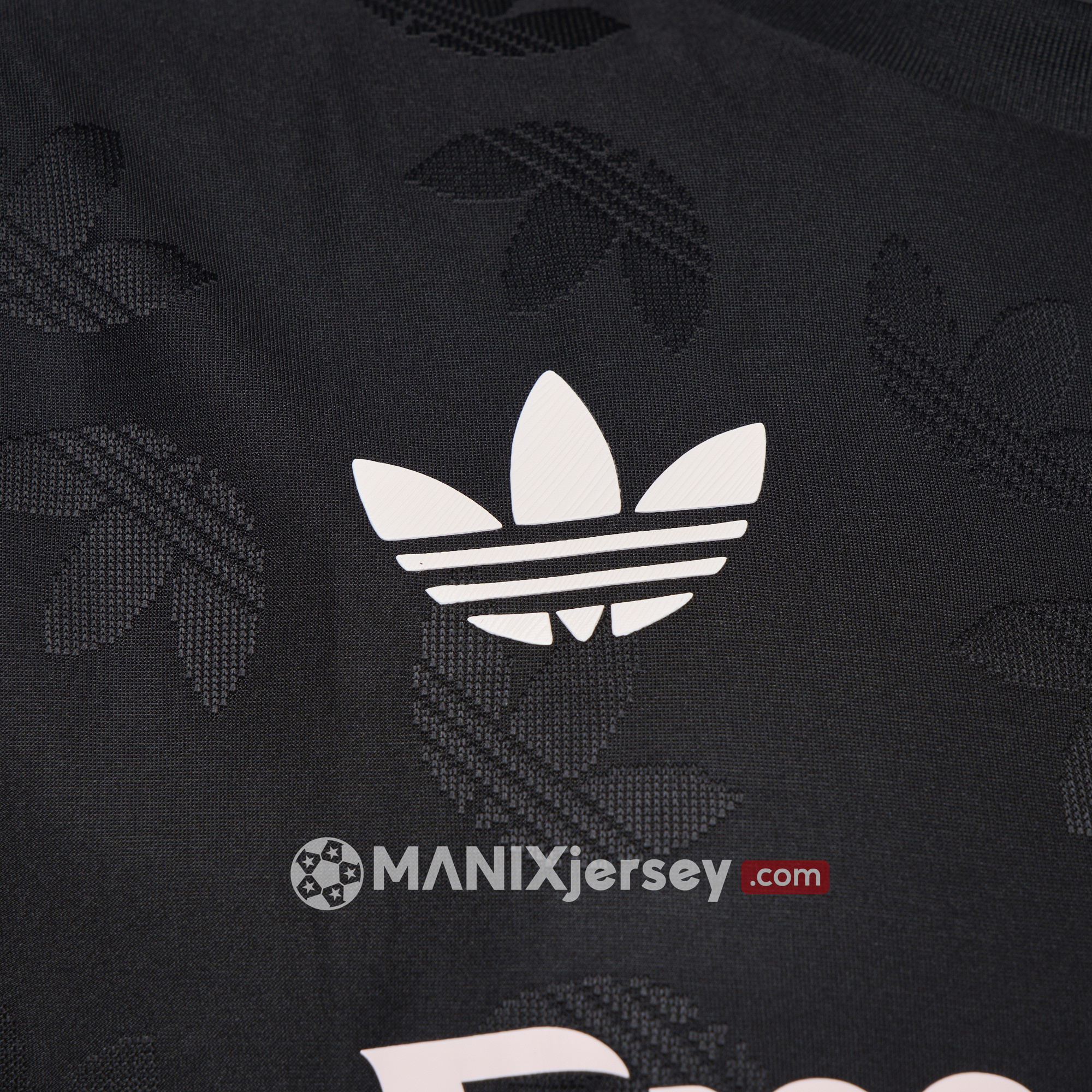 ManixJersey.com | Real Madrid 24-25 Trefoil Black Jersey - Player Version -Customize Name, Number and Patch | Worldwide Shipping