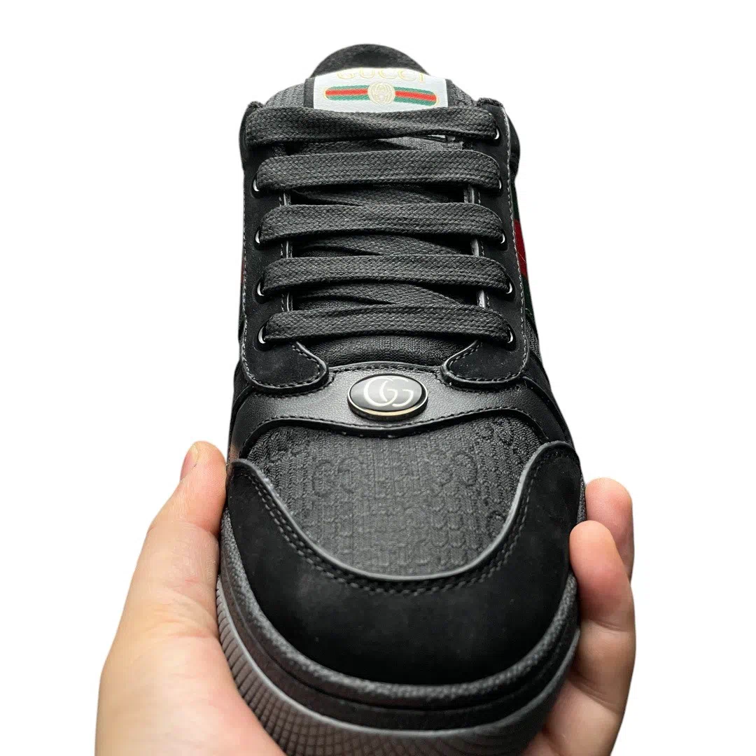 Gucci GG Screener sneaker in Black Canvas、mysite、Cacoeks